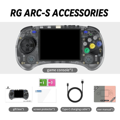 ANBERNIC RG ARC-S/RG ARC-D Retro Games RK3566 4.0 INCH 640*480 Handheld Game Console Emulator LINUX System 3500mAh HD-compatible