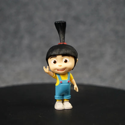 Cartoon Despicable Mes Agnes Gru Miniones Dave Stuart Action Figures Model Toys Cute Yellow Doll Desktop Ornaments Children Gift