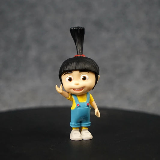 Cartoon Despicable Mes Agnes Gru Miniones Dave Stuart Action Figures Model Toys Cute Yellow Doll Desktop Ornaments Children Gift