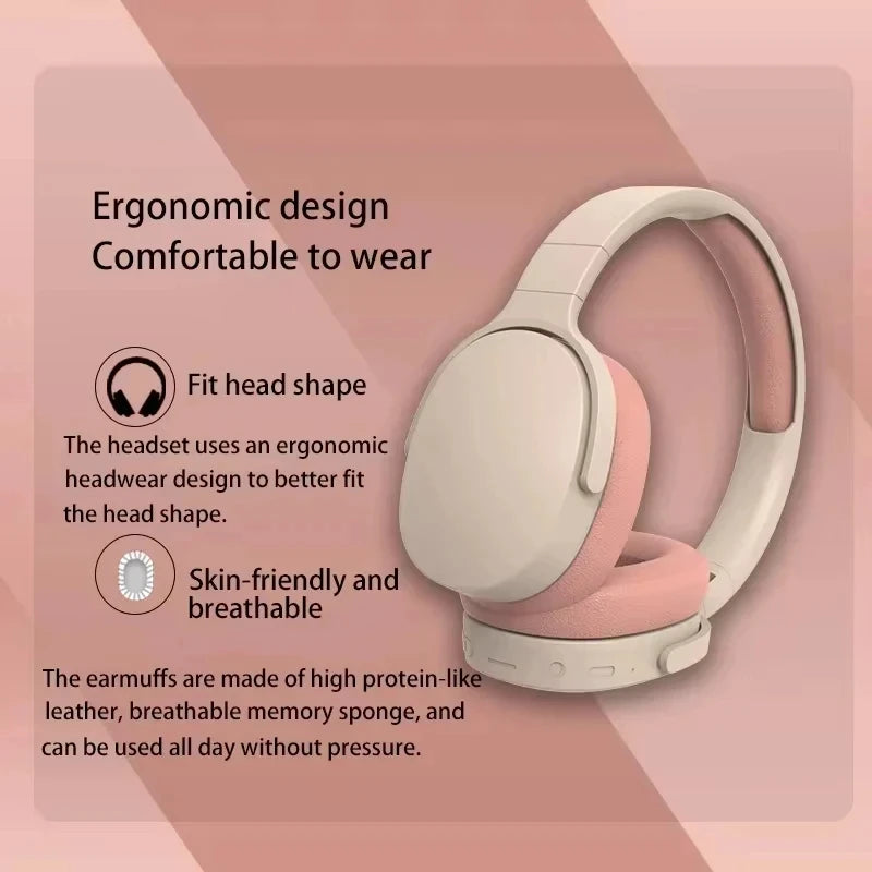 Bs962 Wireless Headphones Bluetooth 5.3 Earphone for Samsung iPhone Stereo Hifi Headset Gaming Earbuds with Mic 2025 New