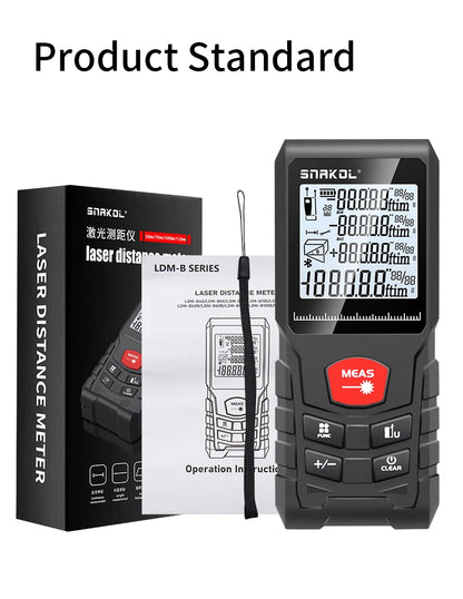 Snakol Laser Distance Meter 50m 70m 100m 120m Rangefinder Profesional Range Finder Digital Tape Measure Ruler Test Tools