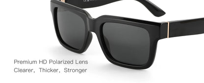 ZENOTTIC Retro Rectangle Sunglasses for Men Women Polarized UV400 Protection Classic Trendy Driving Sun Glasses