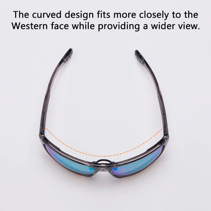 Bassdash Polarized Sports Sunglasses for Men Women Fishing Driving Hiking UV400 with Lightweight TPX Unbreakable Frame