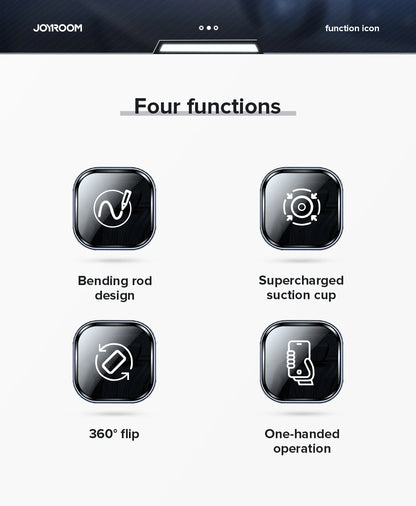 Joyroom 360° Long Arm Car Phone Holder Universal Air Vent GPS Stand Rotating Dashboard Mobile Cell Support For iPhone Samsung