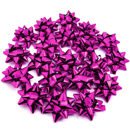 10/20pcs Small Star Bows for Present Wrapping Multi Colors Christmas Ribbon Bows for Parties Birthdays Wedding Holidays