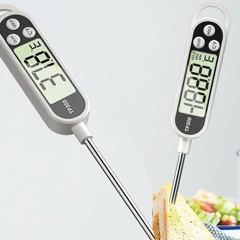 Probe Type Food Thermometer Kitchen Digital Thermometer For Meat Milk Cooking Food BBQ TP300 Electronic Temperature Gauge Tool