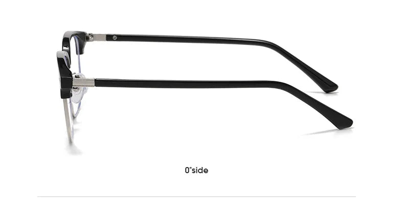 XJiea 2024 Photochromic Anti-blue Light Glasses Men Fashion Rectangle Semi Rimless Eyewear For Women Office Computer Goggle