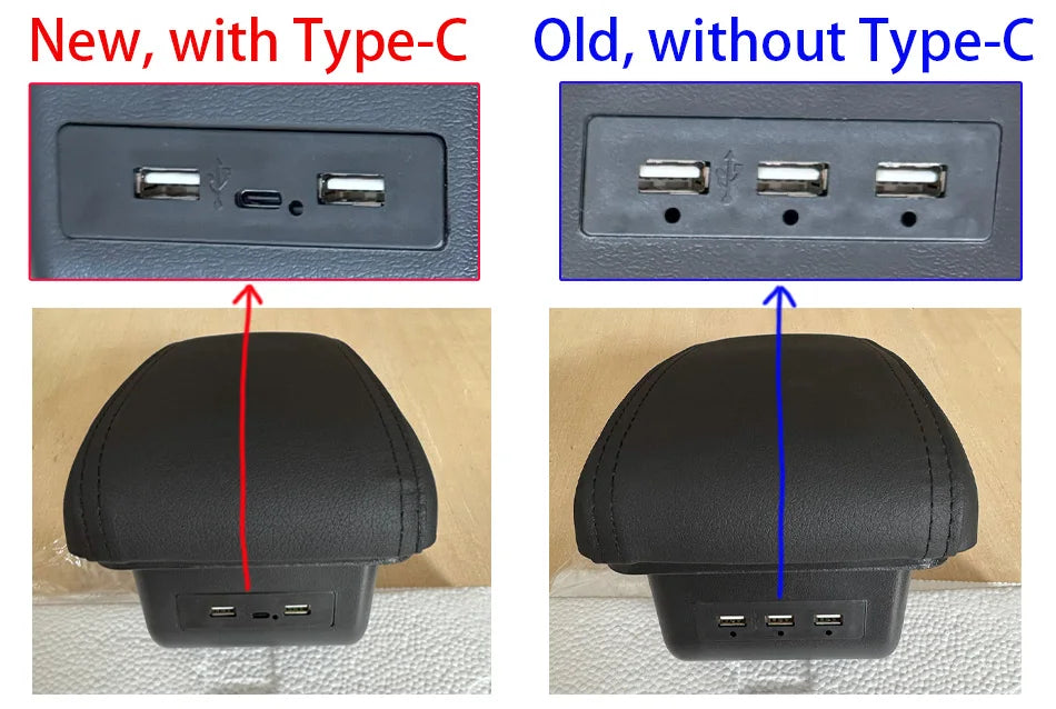 For Citroen C1 Armrest Box For Peugeot 107 Toyota Aygo BJ Armrest Car Accessories Store box Interior detail Simple installation
