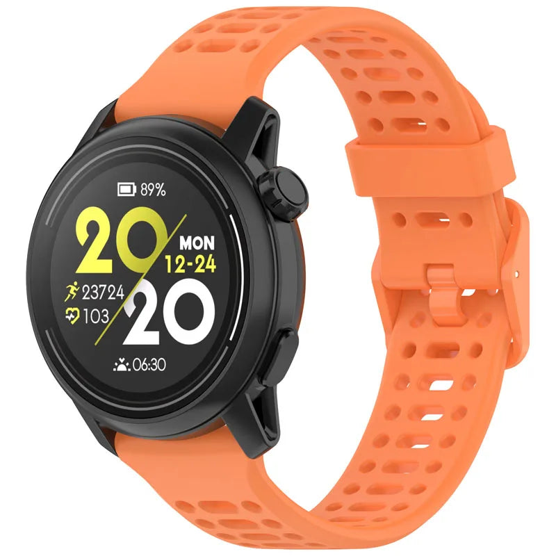 20mm 22mm Sports Band For COROS APEX 2/42mm PACE 2 Watch Strap For COROS PACE 3/APEX PRO/2Pro/46MM Silicone Replacement Bracelet