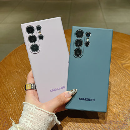 Samsung S25 Ultra Case Liquid Silicone Soft-Touch Shell For Galaxy S24 S23 S22 S21 FE Ultra Plus Slim TPU Protective Cover ﻿