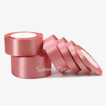 Satin Ribbon 25yards 6mm - 50mm Sash Gift Wrap Bow Handmade DIY Craft Halloween Christmas Wedding Birthday Party Decoration