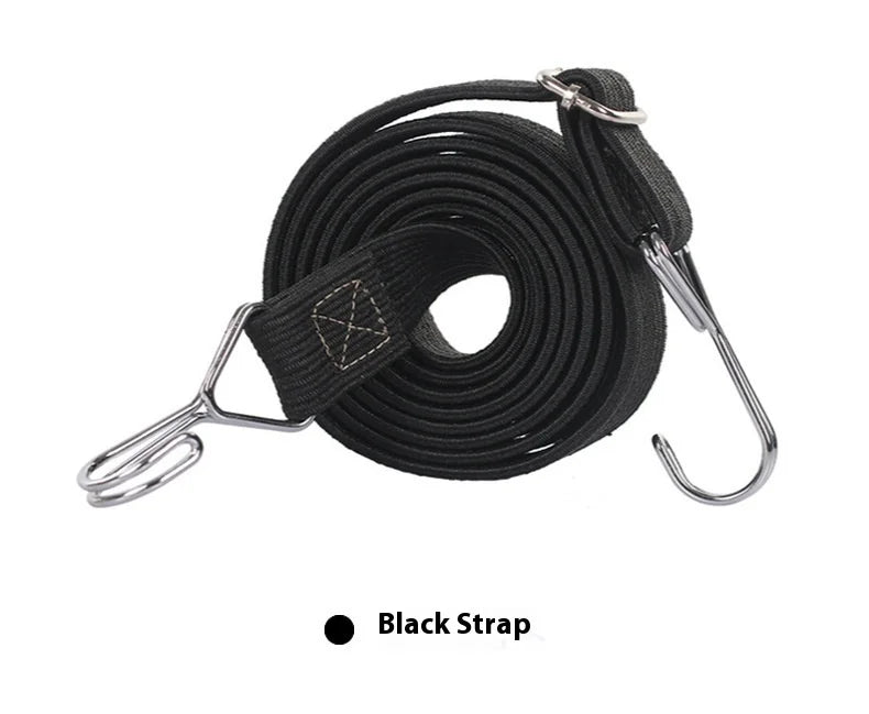 NewElastic Binding Tape Binding Tape Hook Elastic Rope Rubber Band Motorcycle Rear Shelf Bicycle Car Transportation Luggage Rope