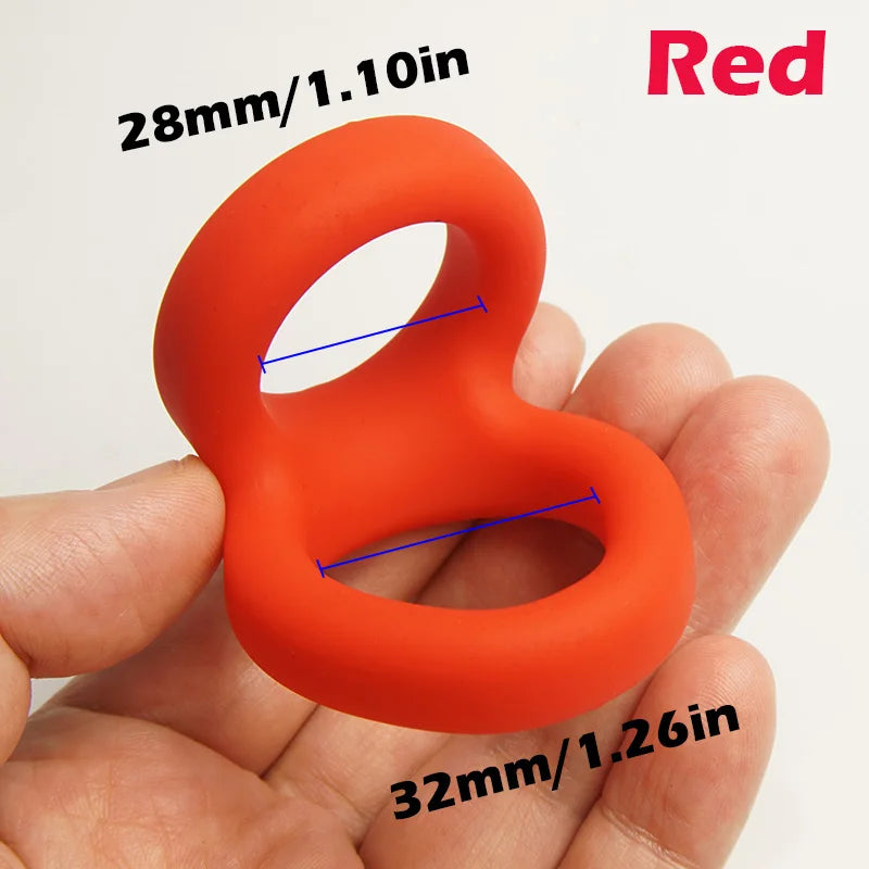 Liquid Silicone Penis Cock Rings, Scrotum Testicles Ball Stretcher,Sex Toys For Men Cockring,Delay  Ejaculation Penisring
