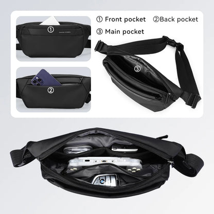 MarkRyden EasePack Sling: Your Daily Leather Crossbody Bag for Travel and Everyday Comfort Crossbody bag Messenger Bag