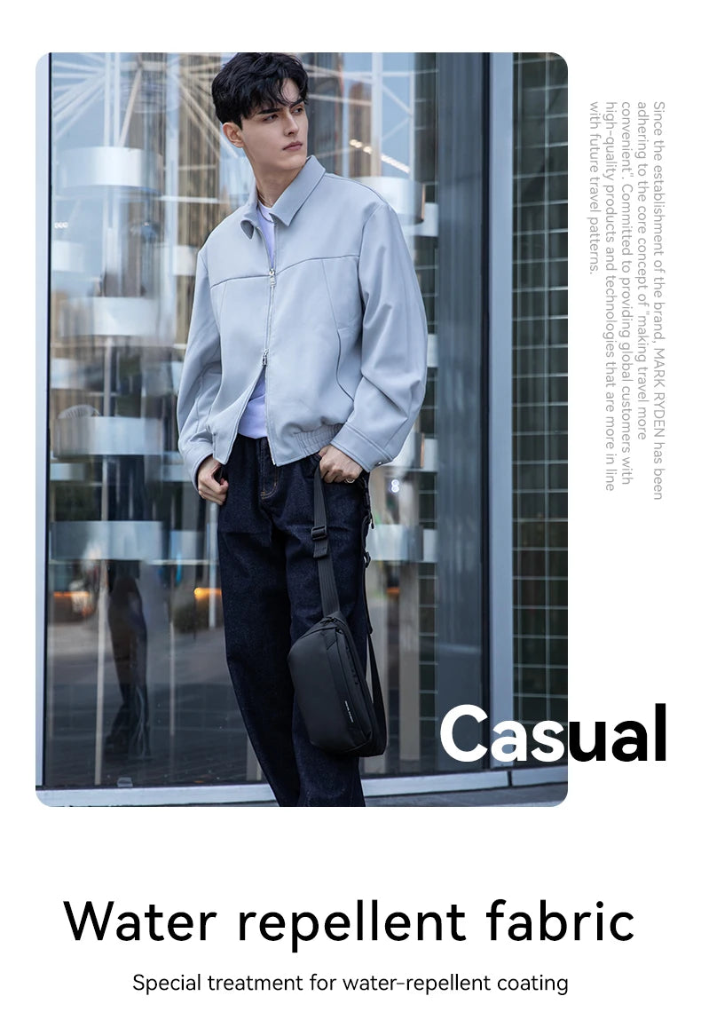 MarkRyden EasePack Sling: Your Daily Leather Crossbody Bag for Travel and Everyday Comfort Crossbody bag Messenger Bag