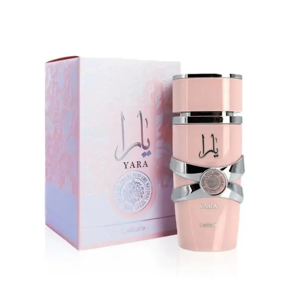 Lattafa Yara 2 Piece Set for Women – Floral, Fruity, Vanilla 2PCS Eau de Parfum Gift Set for Women (Yara & Yara Candy,2 x 3.4OZ)