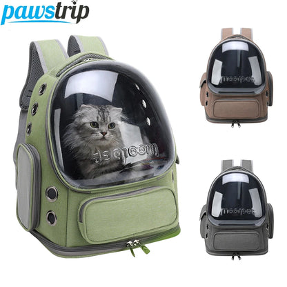 Transparent Cat Carrier Backpack – Breathable Travel Bag