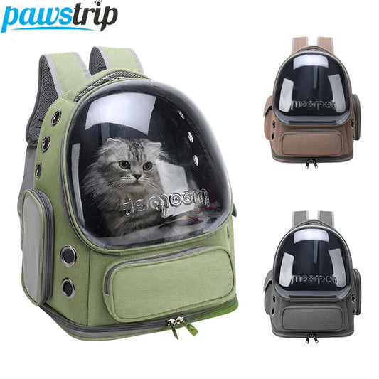 Transparent Cat Carrier Backpack – Breathable Travel Bag