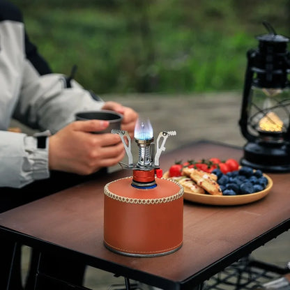 Ultralight Foldable Camping Stove – 3000W Mini Gas Burner for Outdoor Cooking