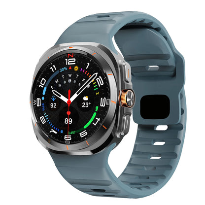 For Samsung Galaxy Watch 7 Ultra Strap 47mm Accessories correa Sport Silicone Bracelet For Galaxy Watch 8 ultra 2025 band 47 mm