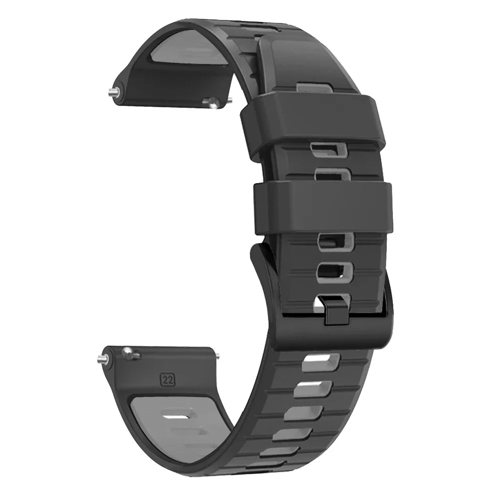 20mm/22mm Silicone Soft Strap For Garmin Active/Vivoactive 6 5/Venu 3 Sq/Forerunner 570 165 265 Band For Amazfit/HUAWEI Bracelet