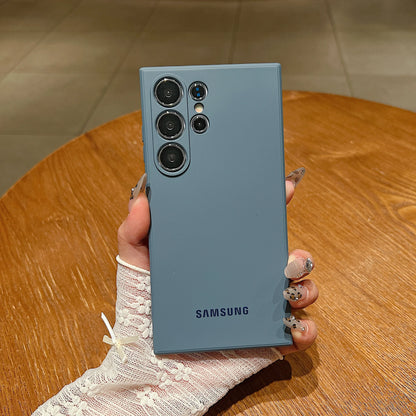 Samsung S25 Ultra Case Liquid Silicone Soft-Touch Shell For Galaxy S24 S23 S22 S21 FE Ultra Plus Slim TPU Protective Cover ﻿