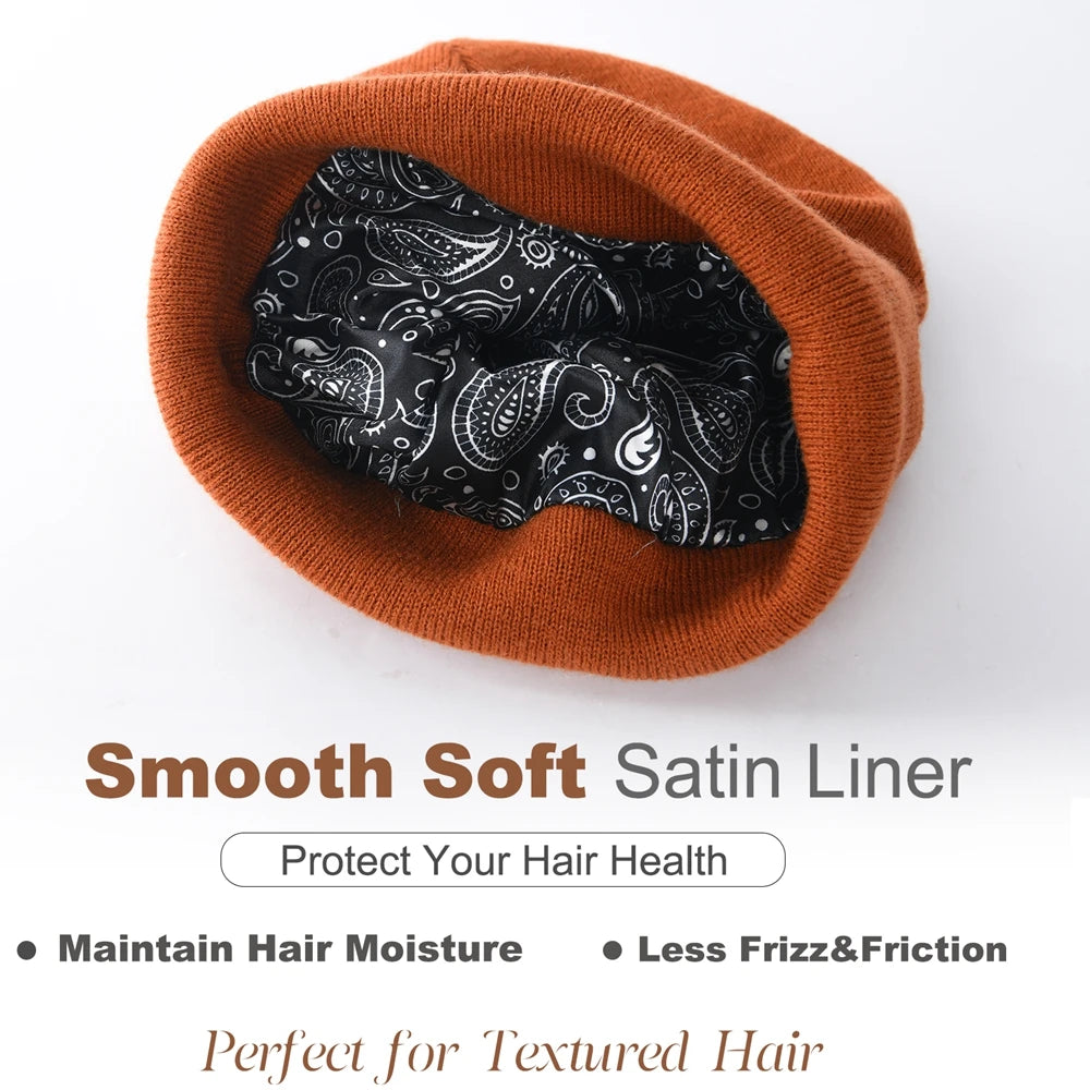 Scalloped Beanie Hat Knitted Warm Cap with Fold-Over Cuff Autumn Winter Fashion Accessory for Men And Women