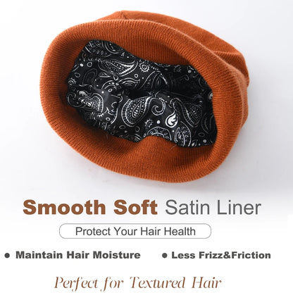 Scalloped Beanie Hat Knitted Warm Cap with Fold-Over Cuff Autumn Winter Fashion Accessory for Men And Women