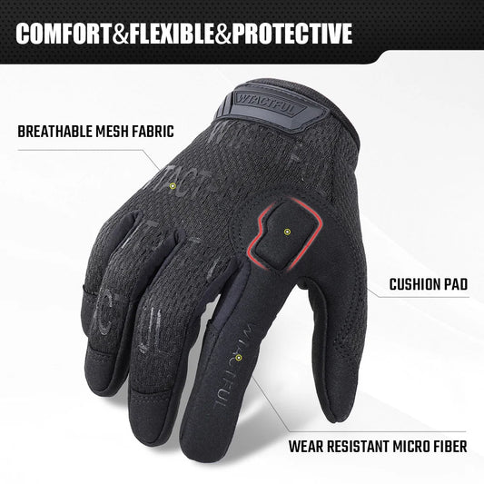 Outdoor Tactical Gloves Touch Screen Hunting Sport Cycling Camping Hiking Paintball Work Driving Lightweight Full Finger Men