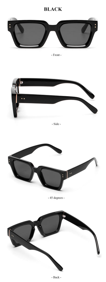 Ruiao 2025 Whole Luxury Premium Shades Designer Black Brand Sunglasses Mens Square Sun Glasses For Women