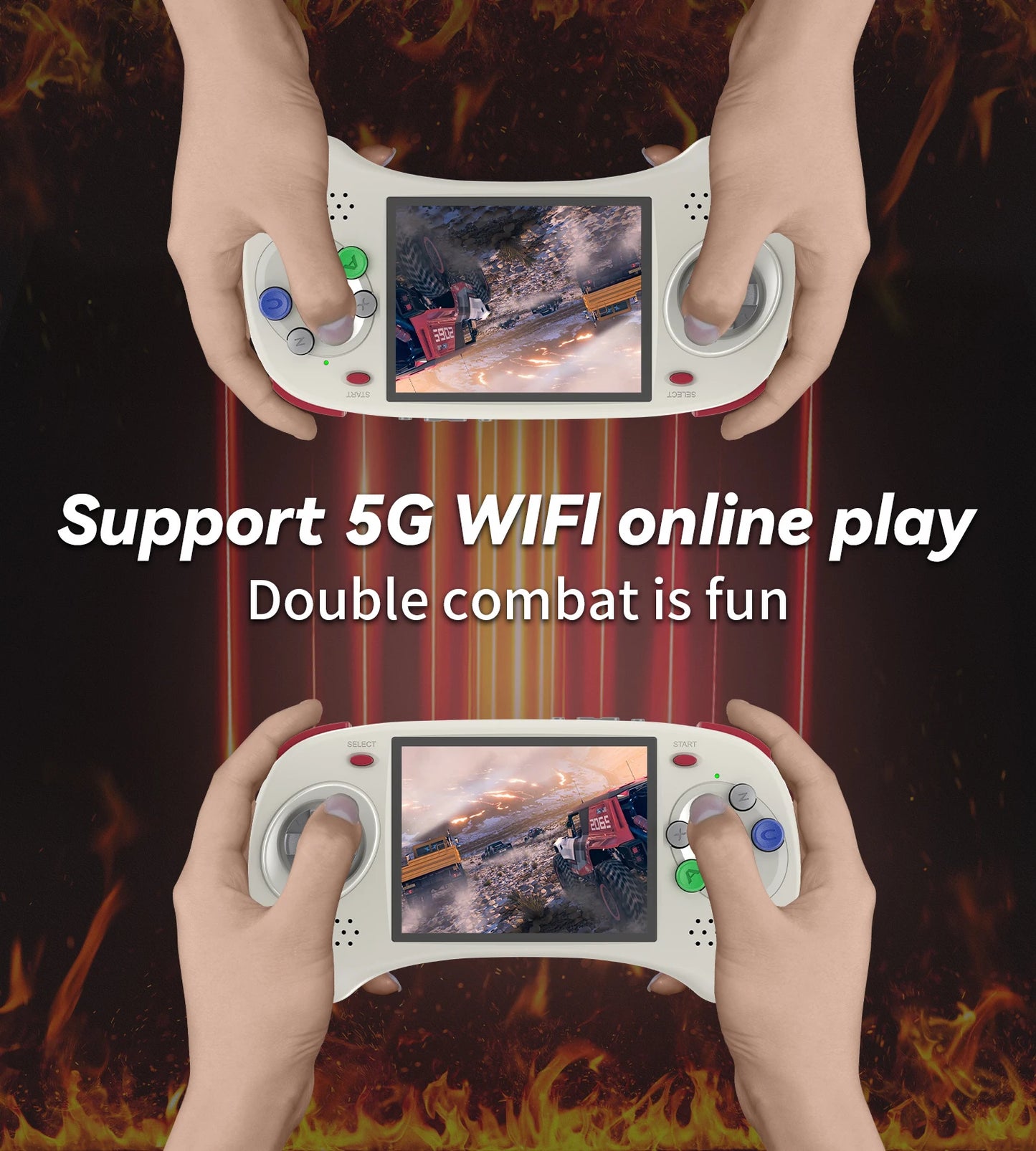 ANBERNIC RG ARC-S/RG ARC-D Retro Games RK3566 4.0 INCH 640*480 Handheld Game Console Emulator LINUX System 3500mAh HD-compatible
