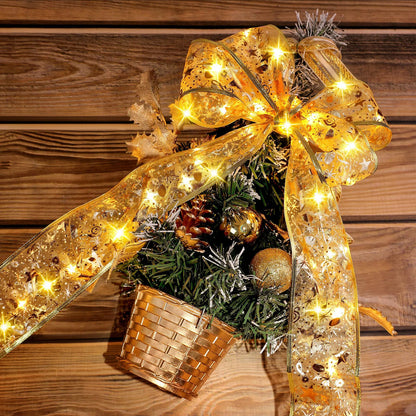 LED Christmas Tree Snowman Snowflake LED String Lights Home Window Ornament Lamp For New Year Party Garden Decoration