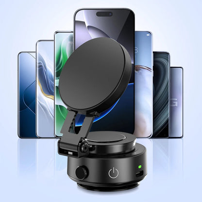 For Magsafe Magnetic Vacuum Adsorption Suction Cup Bracket 360° Rotatable Folding Magnetic Car Stable Holder for Magsafe iPhone