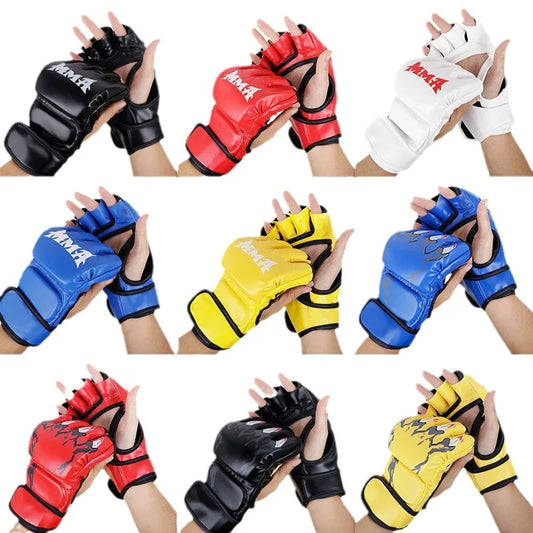High-quality Training Gloves MMA and Martial Arts with Thickened Fingers Added Protection Flexibility Suitable for Adults Kids