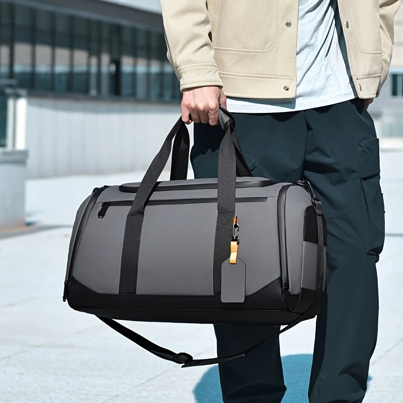 Large Capacity Travel Duffel Bag - Durable Oxford Cloth, Spacious & Stylish Overnight Sports Gym Bag with Multiple Compartments