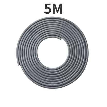 2/3/5M Car Door Anti Collision Strip with Steel Disc Bumper Trim Edge Scratch Protector Strip Sealing Guard Styling Car Decor