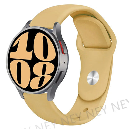 20mm 22mm strap For Samsung Galaxy watch 5 pro/6/4/Classic/Active 2/Gear S3 frontier silicone bracelet Huawei GT 2/2e/3 pro band