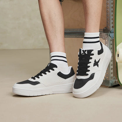 Xtep Skateboarding Shoes For Men 2024 Summer Wear-Resistant Skate Shoes Stability Soft Leisure Outdoor's Sneakers 876319310029