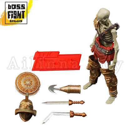 Boss Fight Studio 1/12 Action Figure EPIC H.A.C.K.S. Pirate Barbarian Gladiator Skeleton Anime Model For Gift