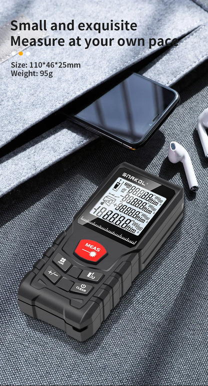 Snakol Laser Distance Meter 50m 70m 100m 120m Rangefinder Profesional Range Finder Digital Tape Measure Ruler Test Tools