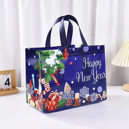 Christmas Gift Bag Santa Claus Snowman Candy Gift Packaging Bag 2024 Merry Christmas Party Home Decor Navidad Noel 2025 New Year