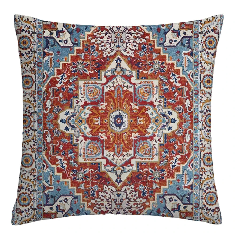 Moroccan ethnic cushion cover, short plush pillowcase 40x40 45x45 50x50 60x60, sofa decorative cushion cover, home decoration