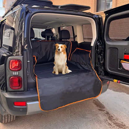 Car Trunk Pet Mat Extendable Waterproof Cargo Liner Removable Washable Anti Slip Scratch Proof Pad Universal Fit SUVs Sedans