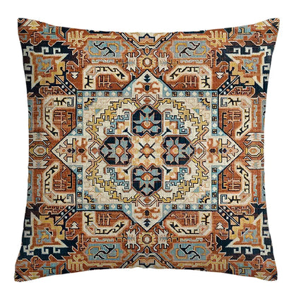Moroccan ethnic cushion cover, short plush pillowcase 40x40 45x45 50x50 60x60, sofa decorative cushion cover, home decoration