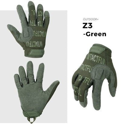 Outdoor Tactical Gloves Touch Screen Hunting Sport Cycling Camping Hiking Paintball Work Driving Lightweight Full Finger Men