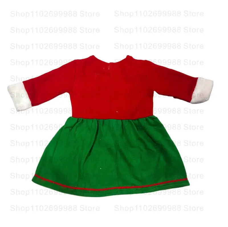 2025 Christmas Boys Cute Green Elf Costume New Year Family Party Festival Fancy Santa Claus Cosplay Outfit Set for Men Women