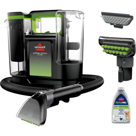 BISSELL® Little Green® Max Pet Portable Carpet and Upholstery Deep Cleaner Car/Auto Detailer Self-Cleaning Tough Stain Tool 3860