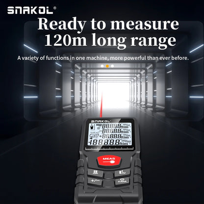 Snakol Laser Distance Meter 50m 70m 100m 120m Rangefinder Profesional Range Finder Digital Tape Measure Ruler Test Tools