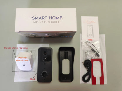 5G 2.4G WiFi Video Doorbell 1080P Tuya Smart Outdoor Wireless Intercom Waterproof Wireless Camera Ringing Bell