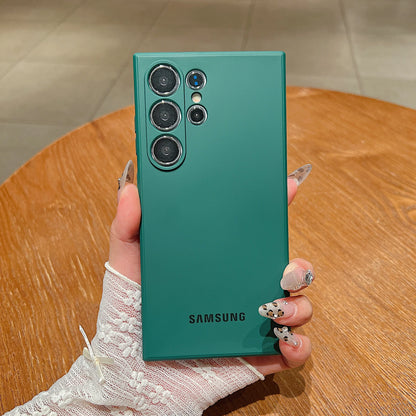 Samsung S25 Ultra Case Liquid Silicone Soft-Touch Shell For Galaxy S24 S23 S22 S21 FE Ultra Plus Slim TPU Protective Cover ﻿